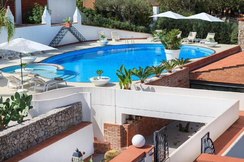 Carini Villa Sleeps 13 Pool Air Con WiFi Esterno foto